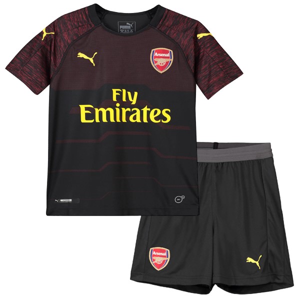 Maillot Football Arsenal Domicile Enfant Gardien 2018-19 Noir